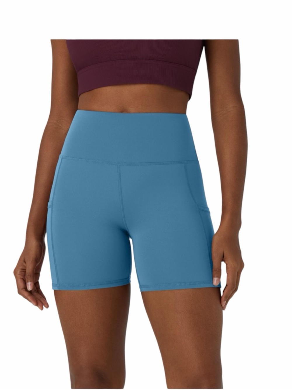 Halara Patitoff Pet Hair Resistant High Waisted Pocket Biker Shorts, 5”, Size XS